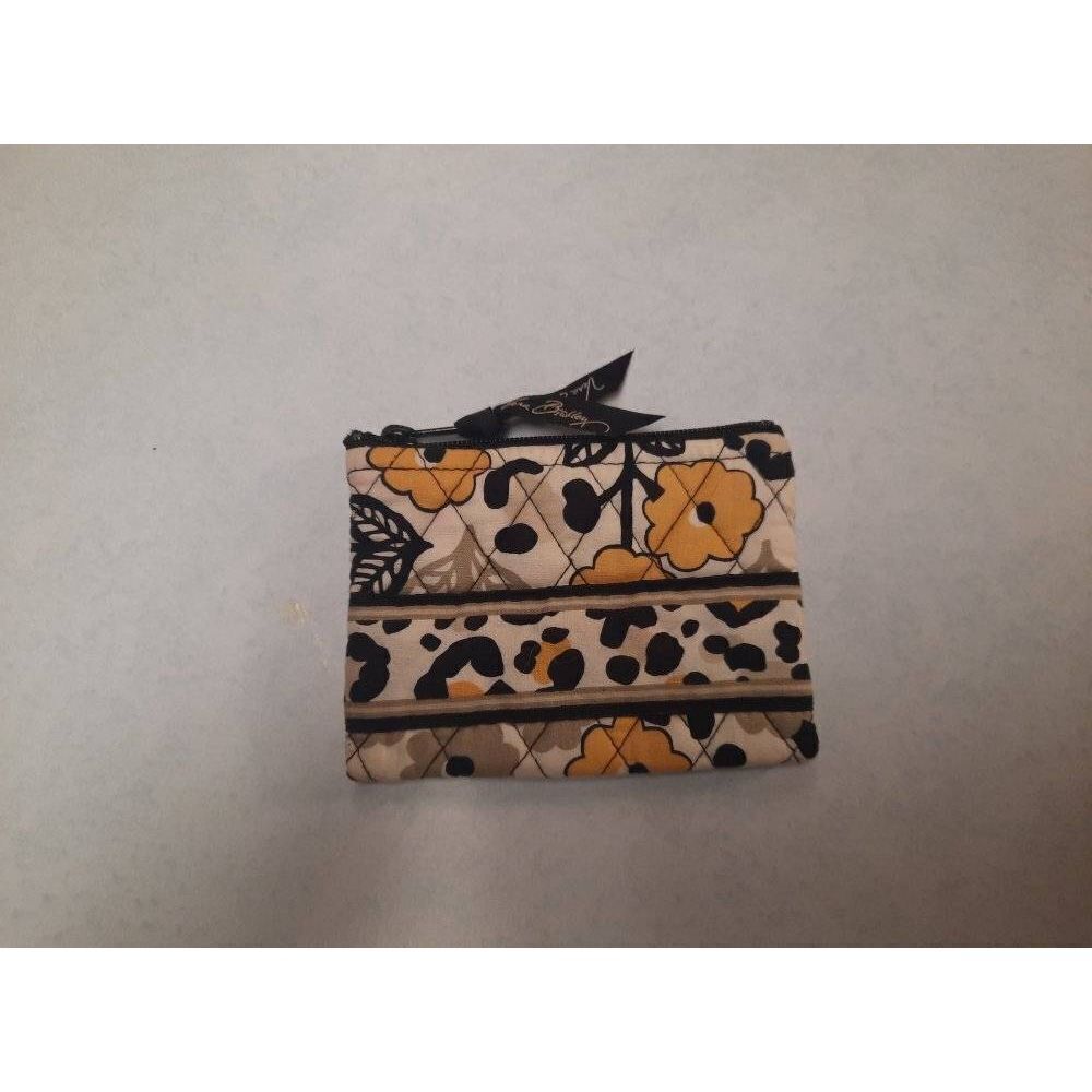 Vera Bradley GO WILD Coin COSMETIC Lipstick CASE Small PURSE